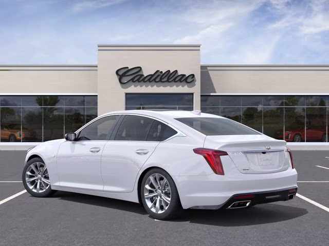 2026 Summit White Cadillac CT5 Premium Luxury RWD Sedan