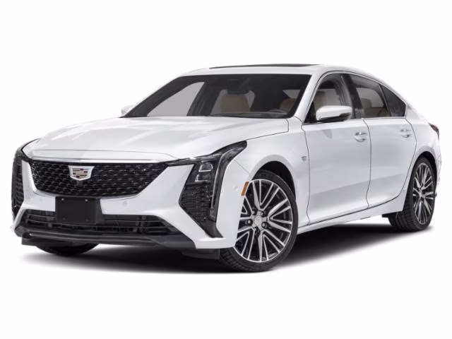 2026 Summit White Cadillac CT5 Premium Luxury RWD Sedan