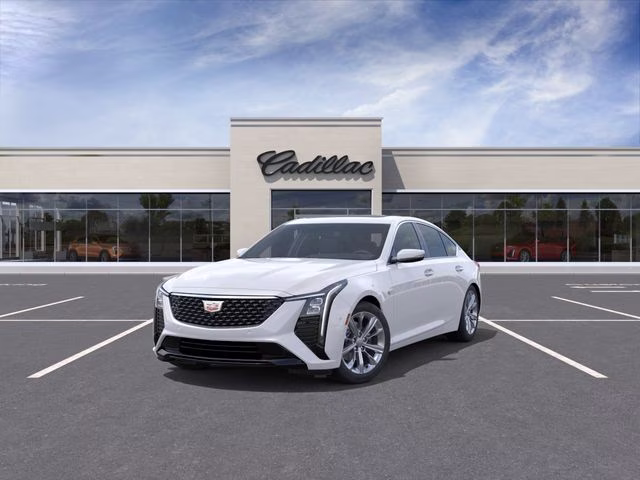 2026 Summit White Cadillac CT5 Premium Luxury RWD Sedan
