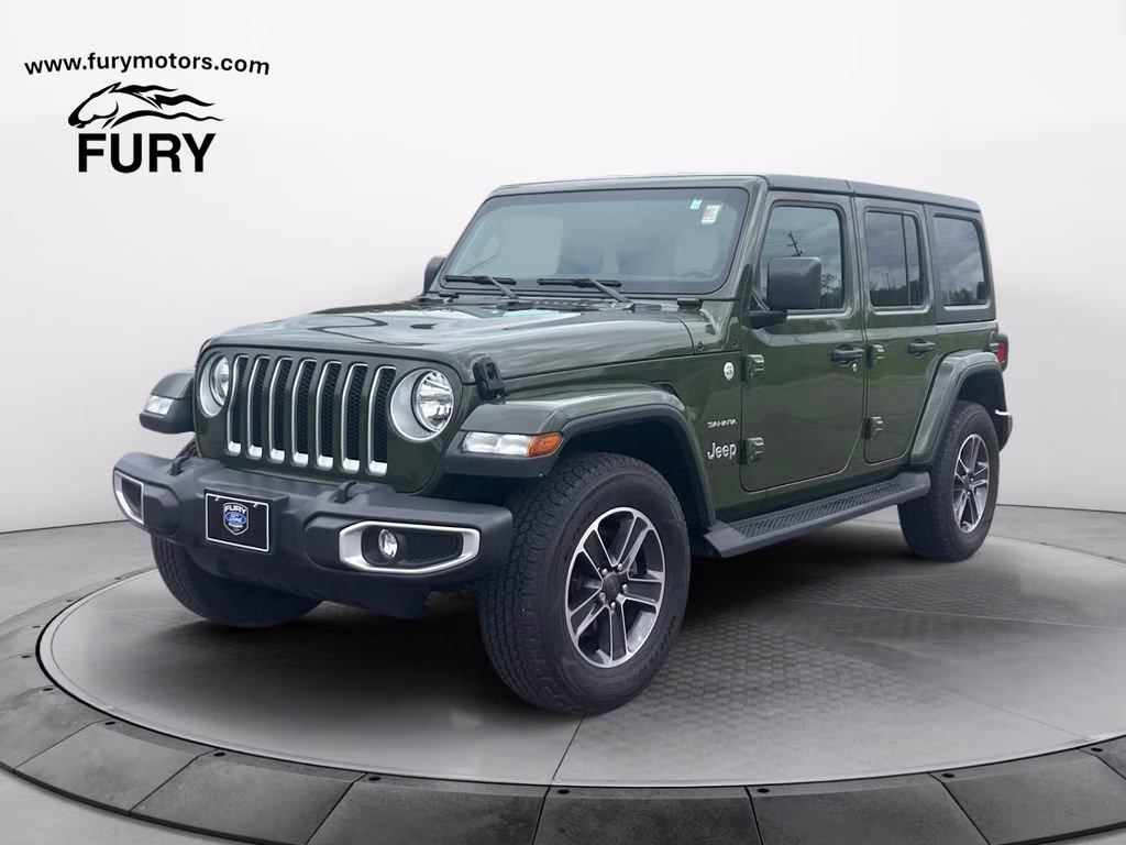2023 Sarge Green Clearcoat Jeep Wrangler Sahara 4X4 SUV