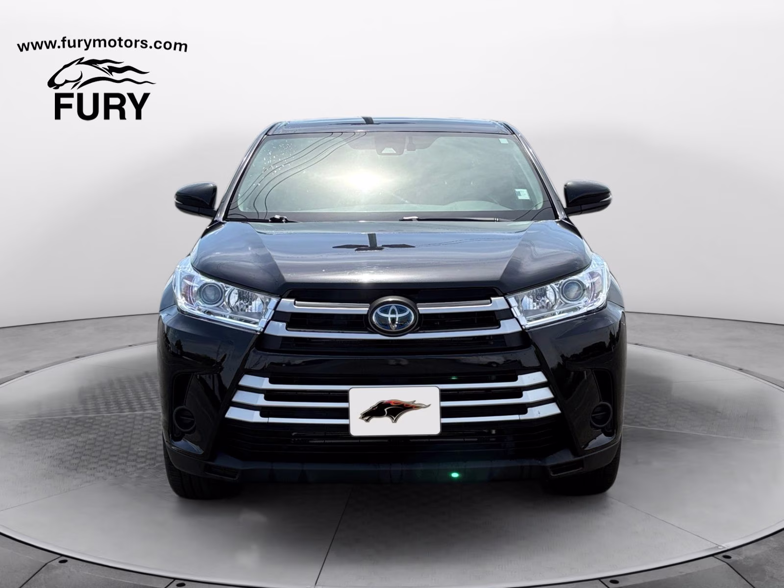 2019 Midnight Black Metallic Toyota Highlander Hybrid LE AWD SUV