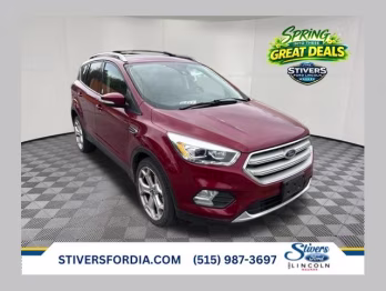 2019 Ruby Red Metallic Ford Escape Titanium FWD SUV