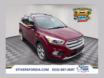 2019 Ruby Red Metallic Ford Escape Titanium FWD SUV