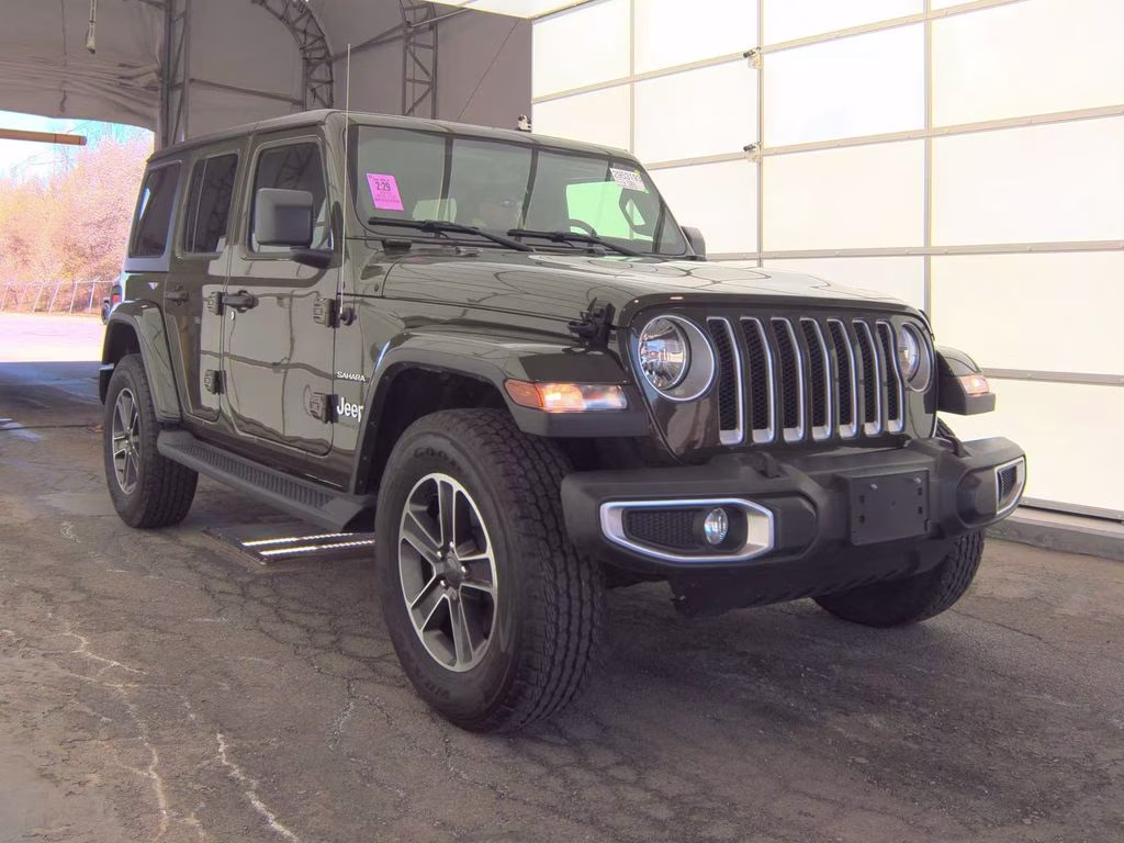2023 Sarge Green Clearcoat Jeep Wrangler Sahara 4X4 SUV