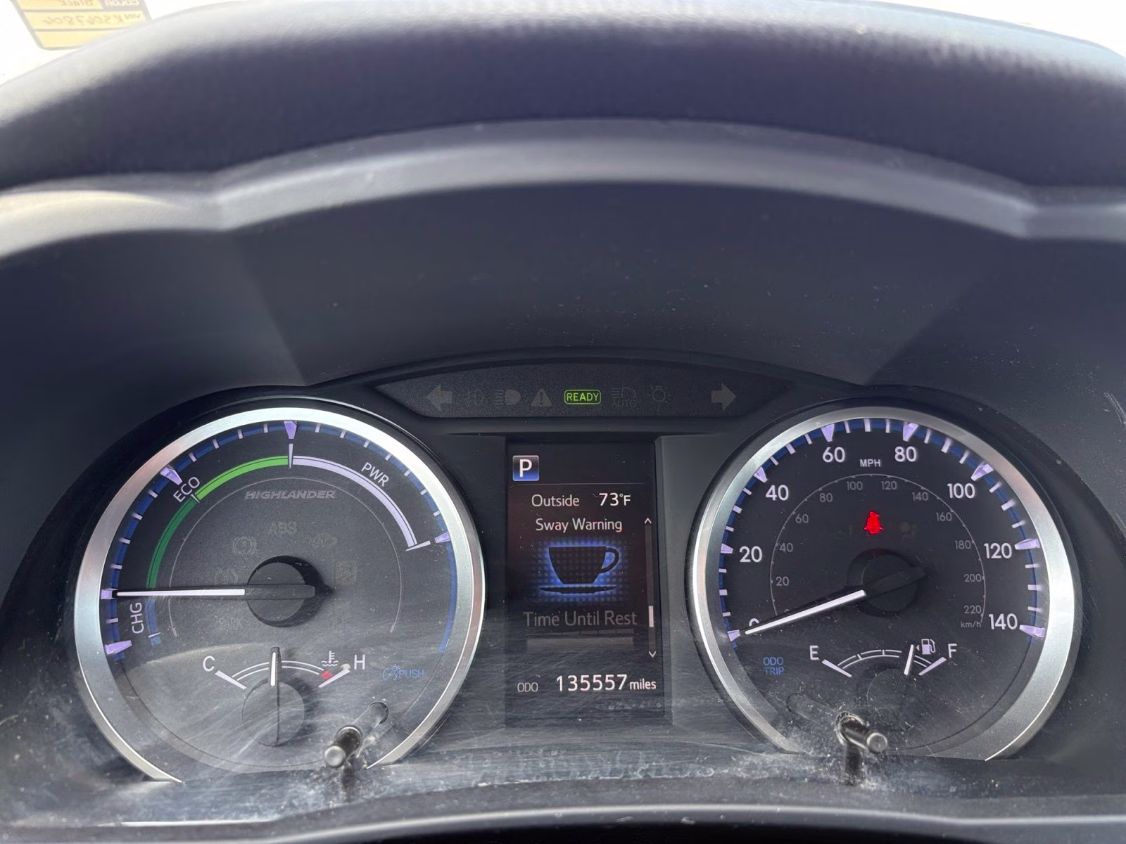 2019 Midnight Black Metallic Toyota Highlander Hybrid LE AWD SUV
