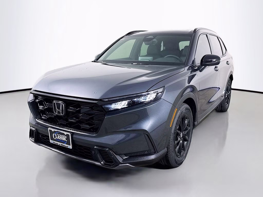 2026 Meteorite Gray Metallic Honda CR-V Hybrid Sport-L FWD SUV