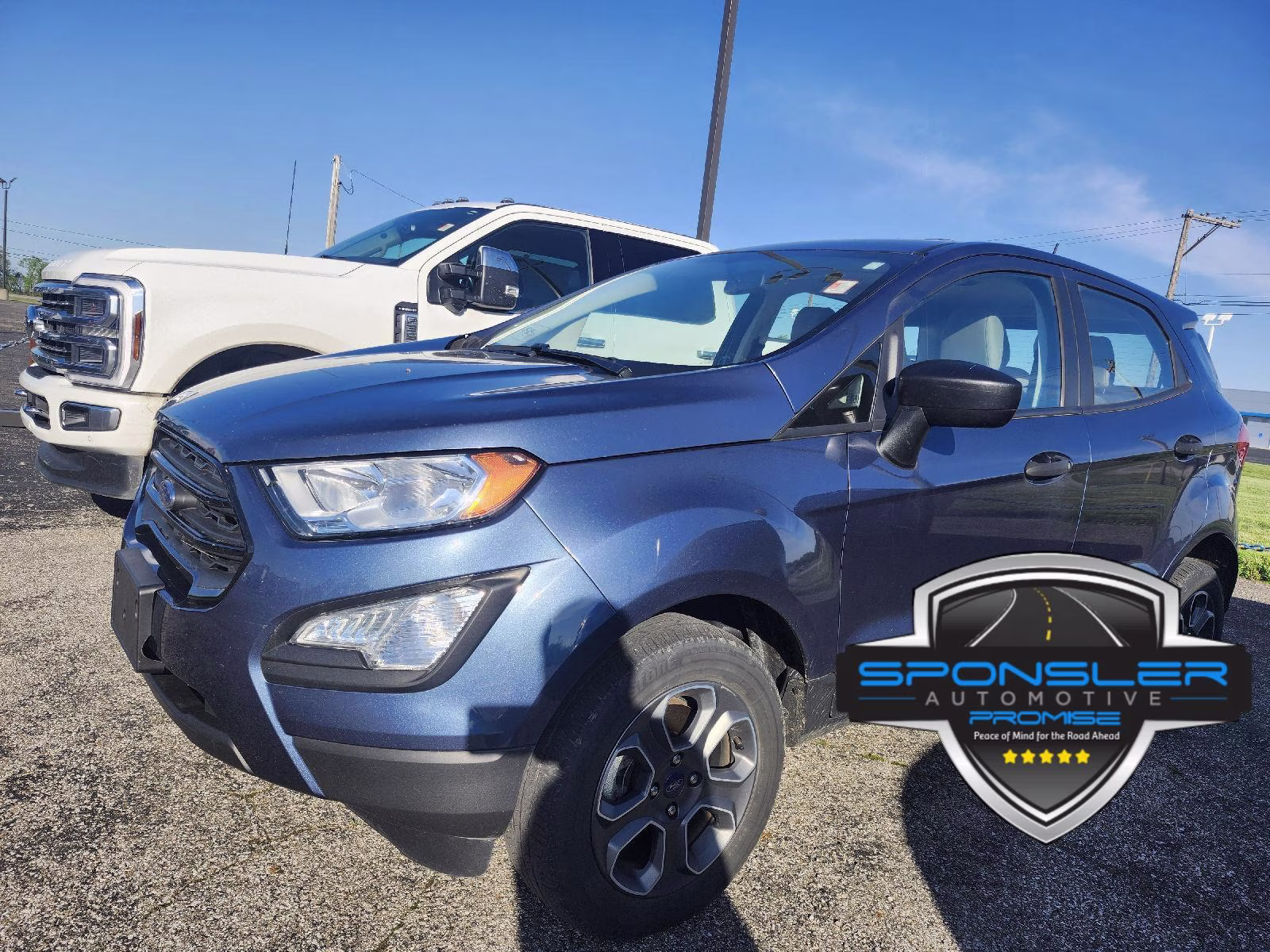 2022 Blue Ford EcoSport S 4X4 SUV
