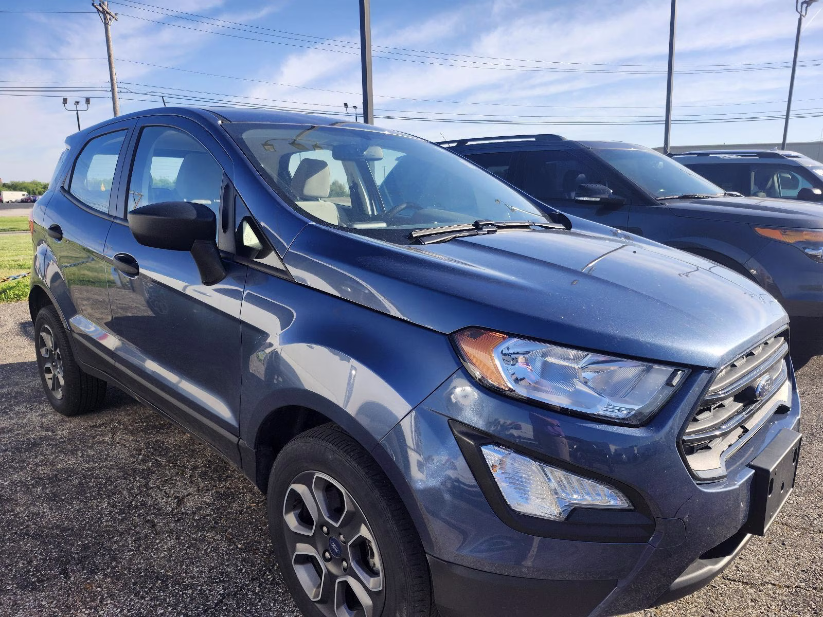 2022 Blue Ford EcoSport S 4X4 SUV