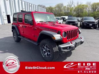 2021 Firecracker Red Clearcoat Jeep Wrangler Unlimited Rubicon 4X4 SUV