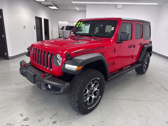 2021 Firecracker Red Clearcoat Jeep Wrangler Unlimited Rubicon 4X4 SUV