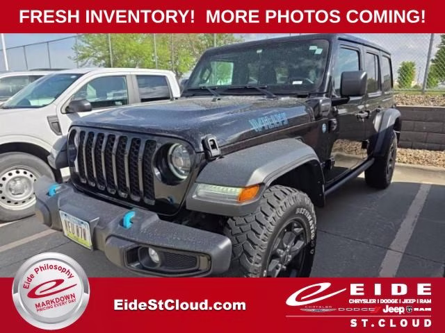 2023 Black Clearcoat Jeep Wrangler Base 4xe 4X4 SUV