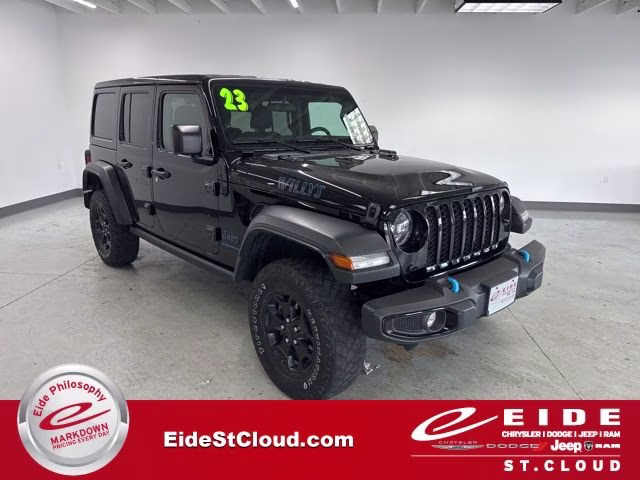 2023 Black Clearcoat Jeep Wrangler Base 4xe 4X4 SUV