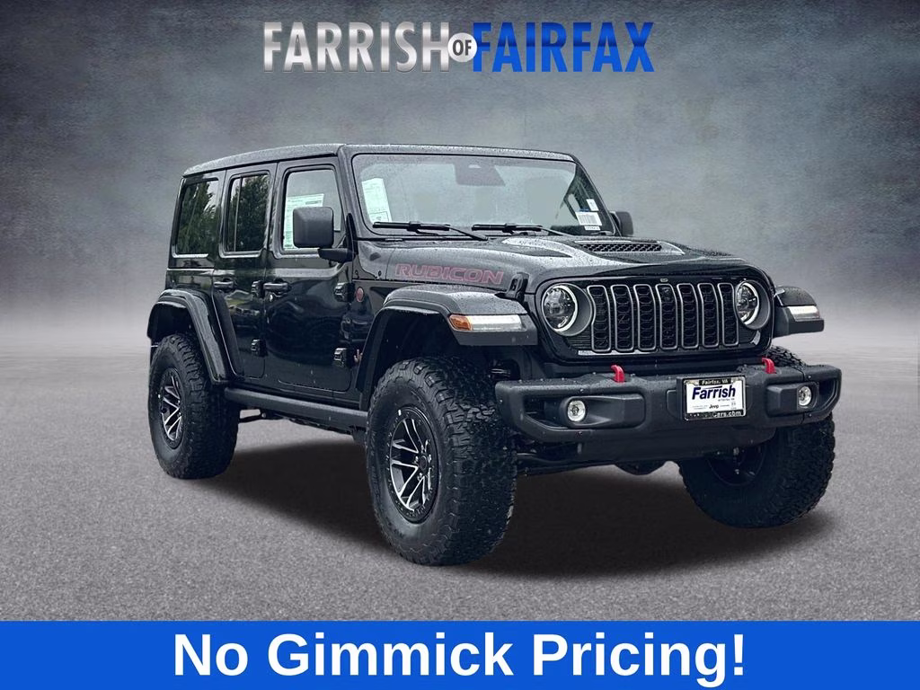 2026 Black Clearcoat Jeep Wrangler Rubicon X 4X4 SUV