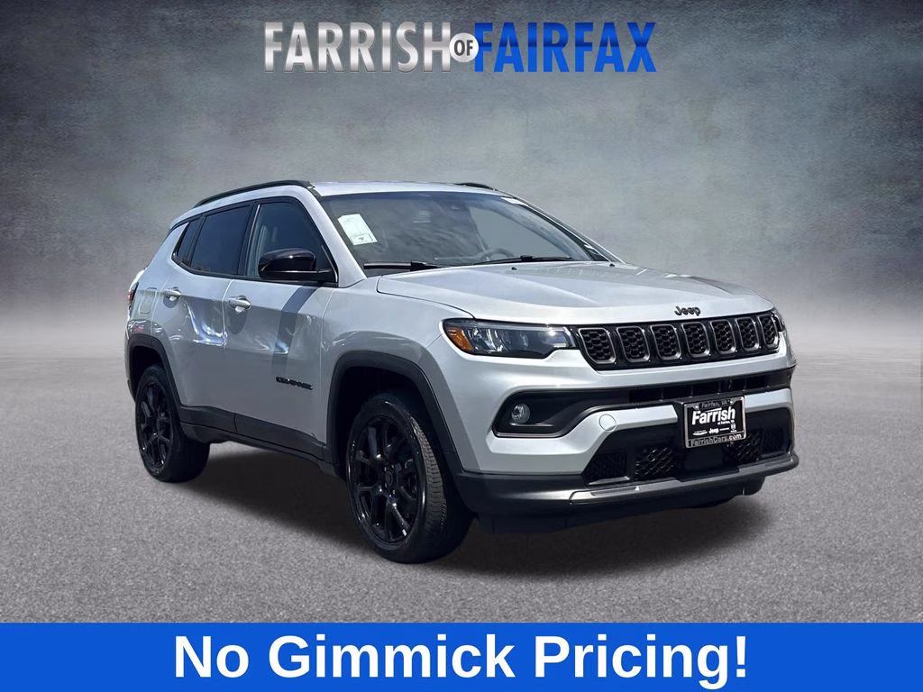2026 Silver Zynith Metallic Clearcoat Jeep Compass Latitude 4X4 SUV
