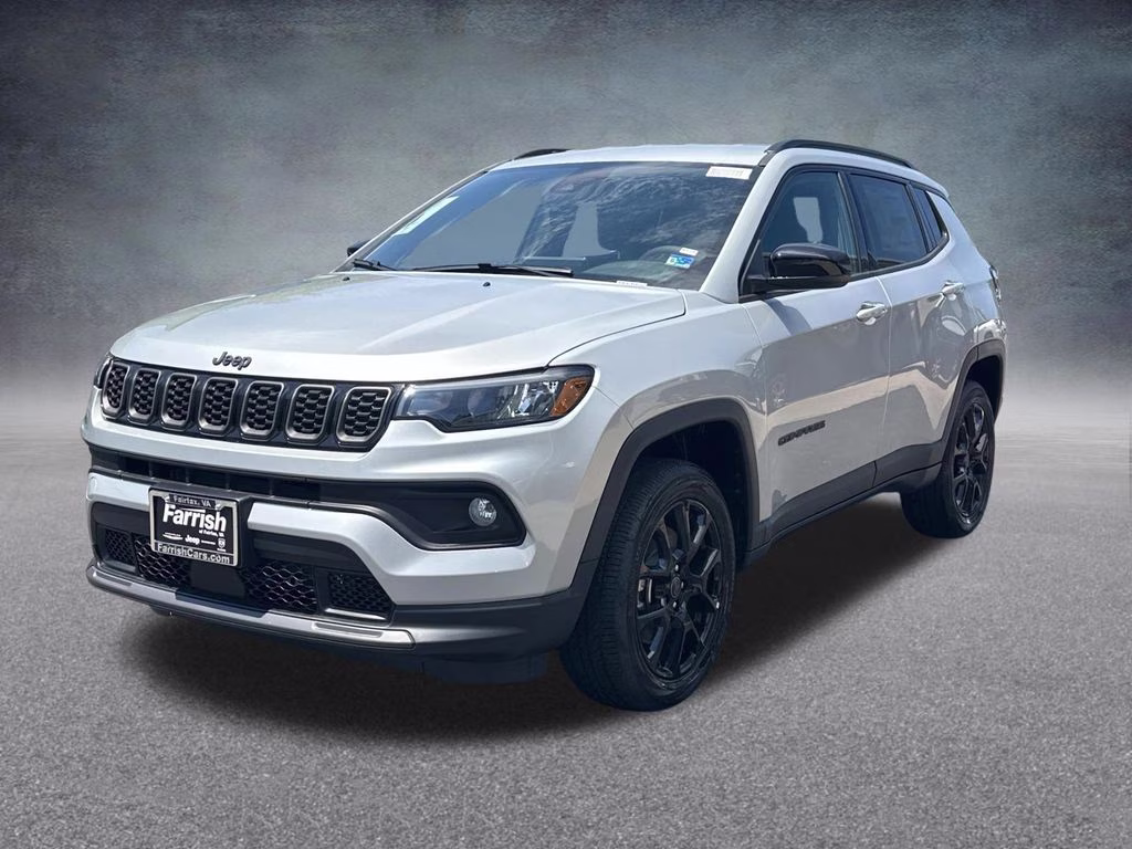 2026 Silver Zynith Metallic Clearcoat Jeep Compass Latitude 4X4 SUV