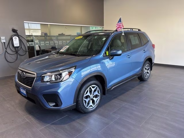 2019 Horizon Blue Pearl Subaru Forester Premium AWD SUV