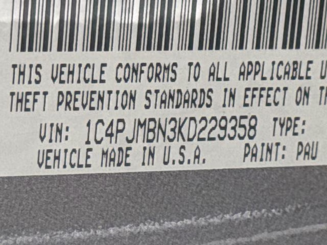 2019 Granite Crystal Metallic Clearcoat Jeep Cherokee 4X4 SUV