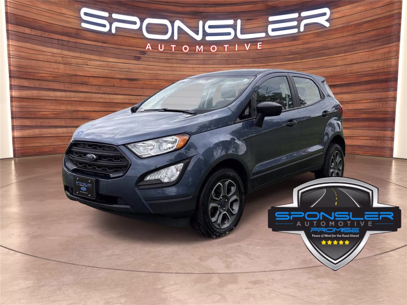2022 Blue Ford EcoSport S 4X4 SUV