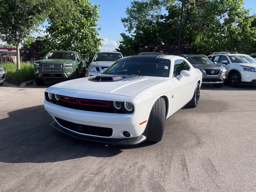 2021 White Knuckle Clearcoat Dodge Challenger R/T Scat Pack RWD Coupe
