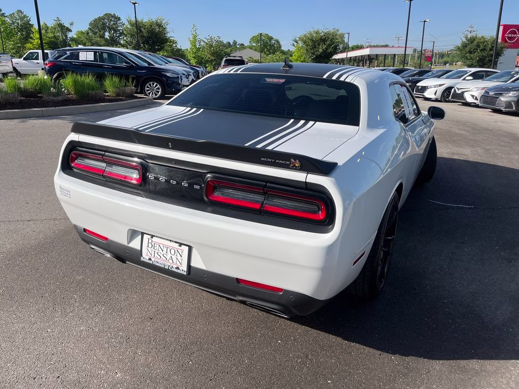 2021 White Knuckle Clearcoat Dodge Challenger R/T Scat Pack RWD Coupe