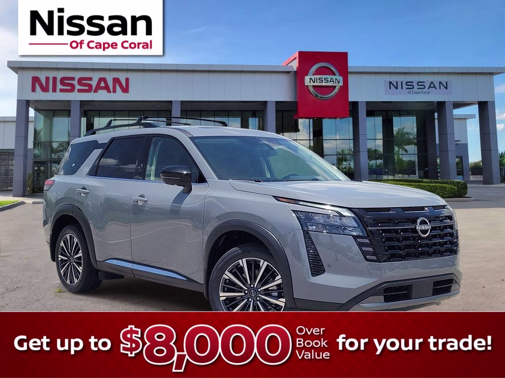 2026 Boulder Gray Pearl Nissan Pathfinder Platinum FWD SUV