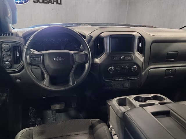2021 Black Chevrolet Silverado 1500 Custom Trail Boss 4X4 Truck