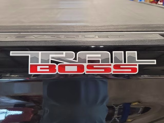 2021 Black Chevrolet Silverado 1500 Custom Trail Boss 4X4 Truck