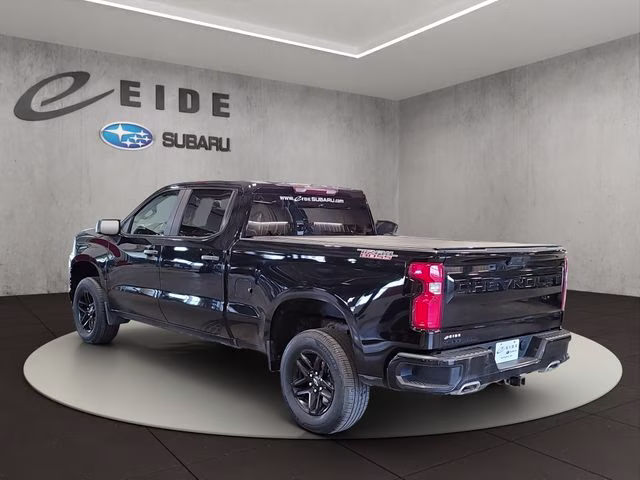 2021 Black Chevrolet Silverado 1500 Custom Trail Boss 4X4 Truck