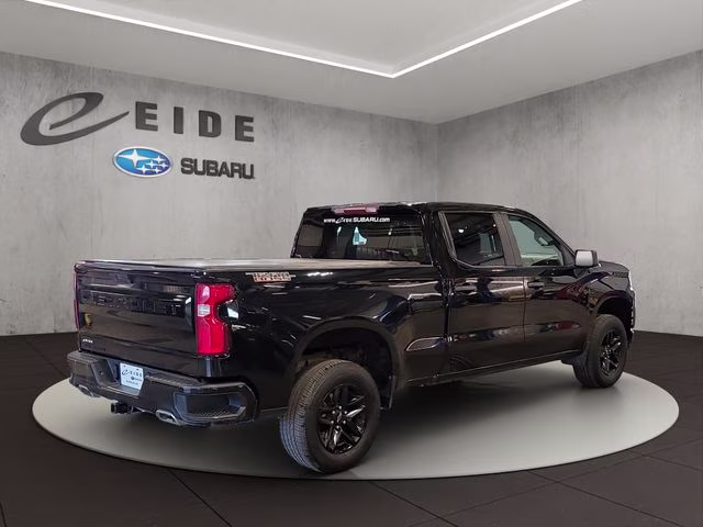 2021 Black Chevrolet Silverado 1500 Custom Trail Boss 4X4 Truck