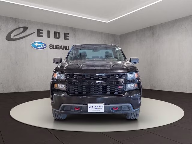 2021 Black Chevrolet Silverado 1500 Custom Trail Boss 4X4 Truck