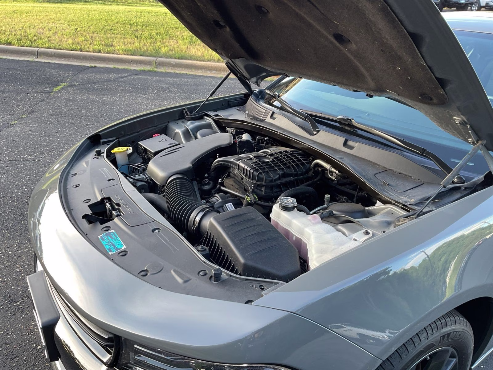 2023 Destroyer Gray Clearcoat Dodge Charger SXT AWD Sedan