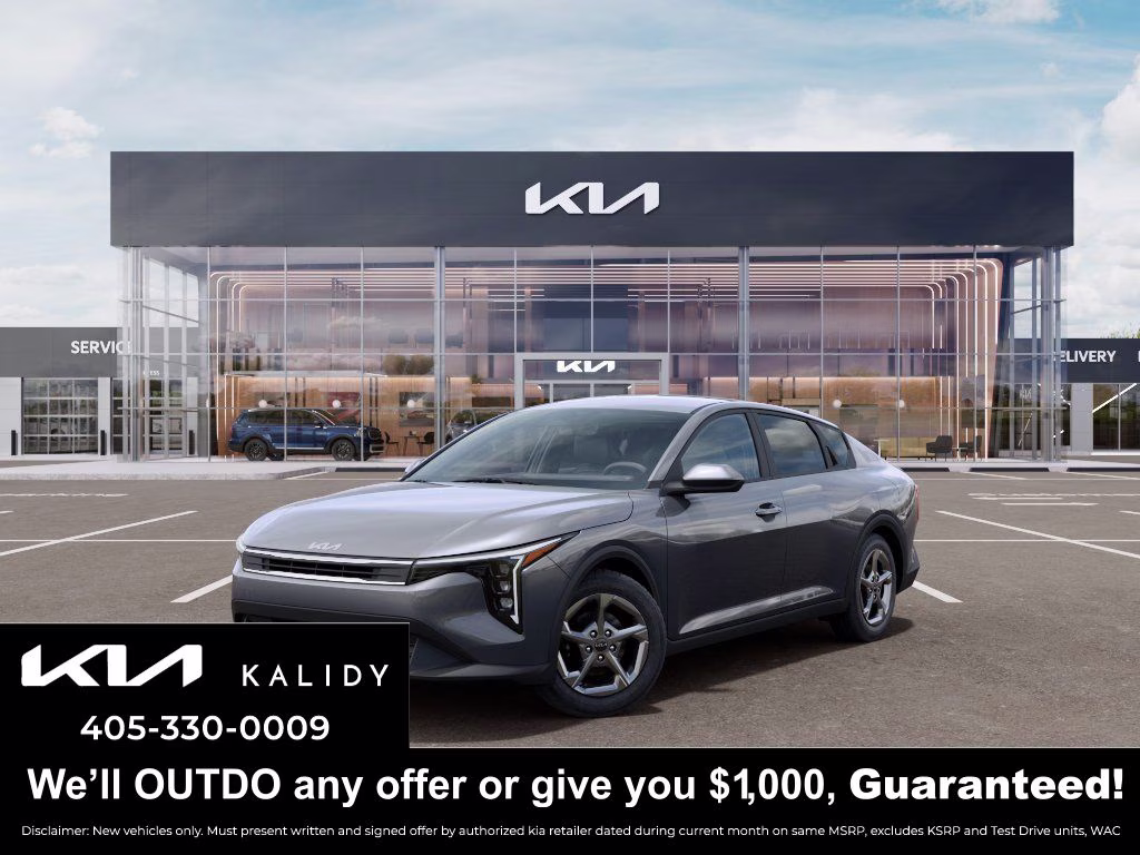 2026 Steel Gray Kia K4 LXS FWD Sedan