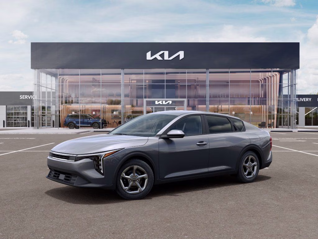 2026 Steel Gray Kia K4 LXS FWD Sedan