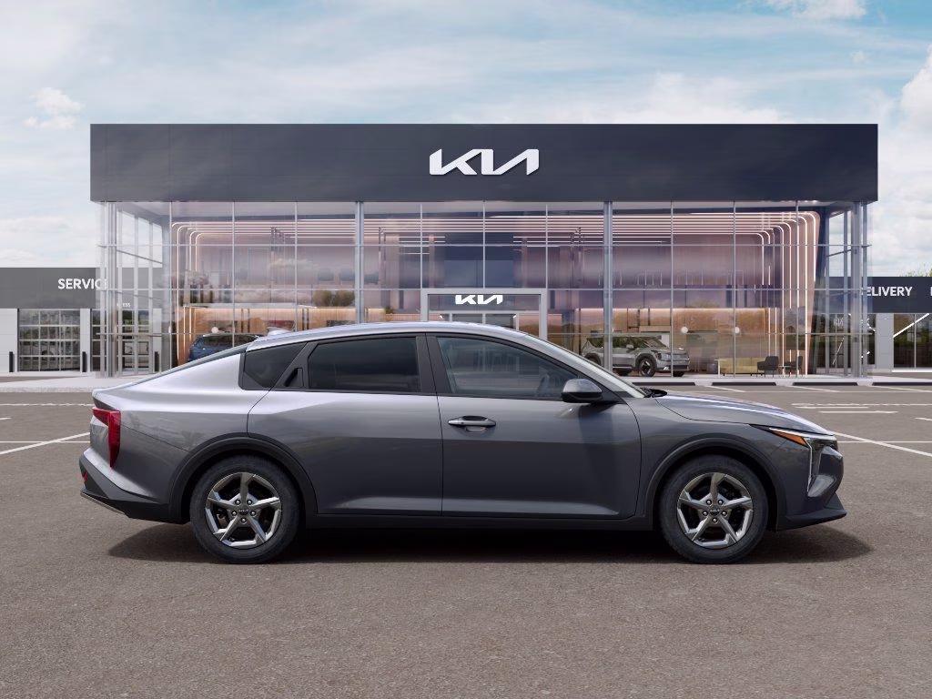 2026 Steel Gray Kia K4 LXS FWD Sedan