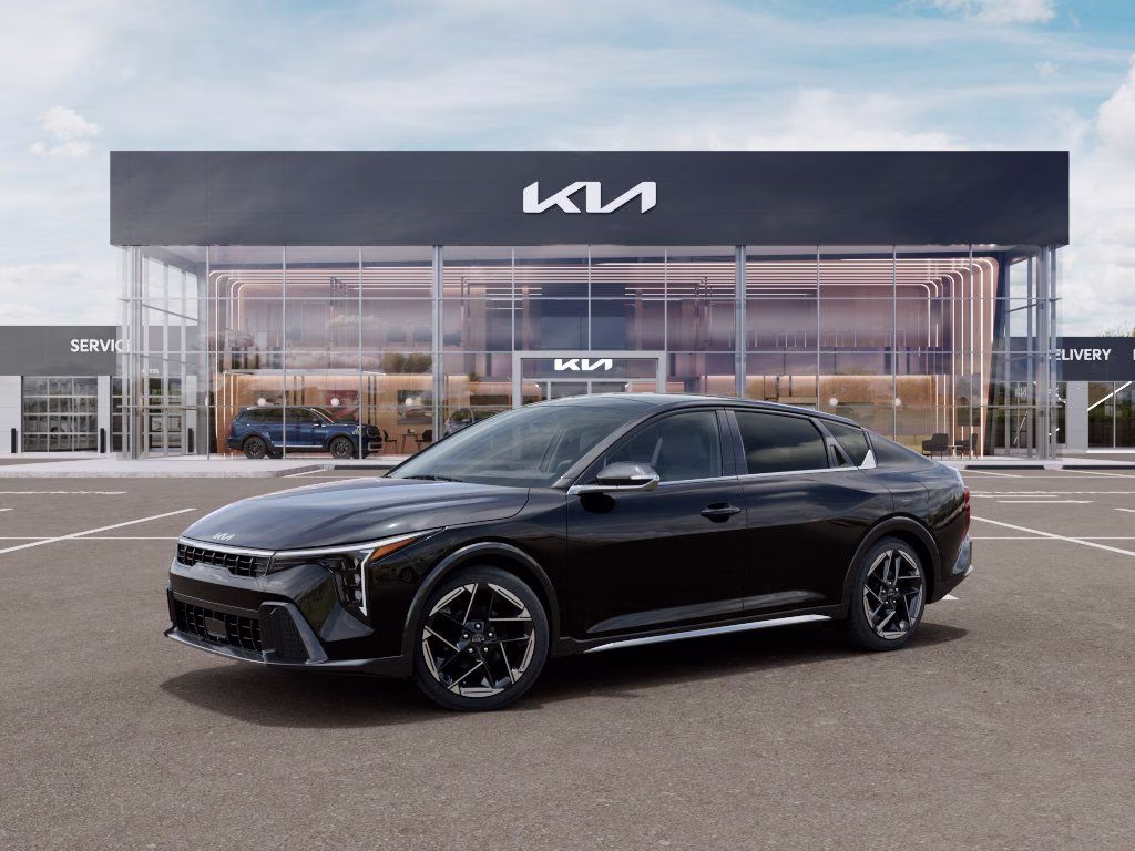 2026 Aurora Black Kia K4 GT-Line FWD Sedan