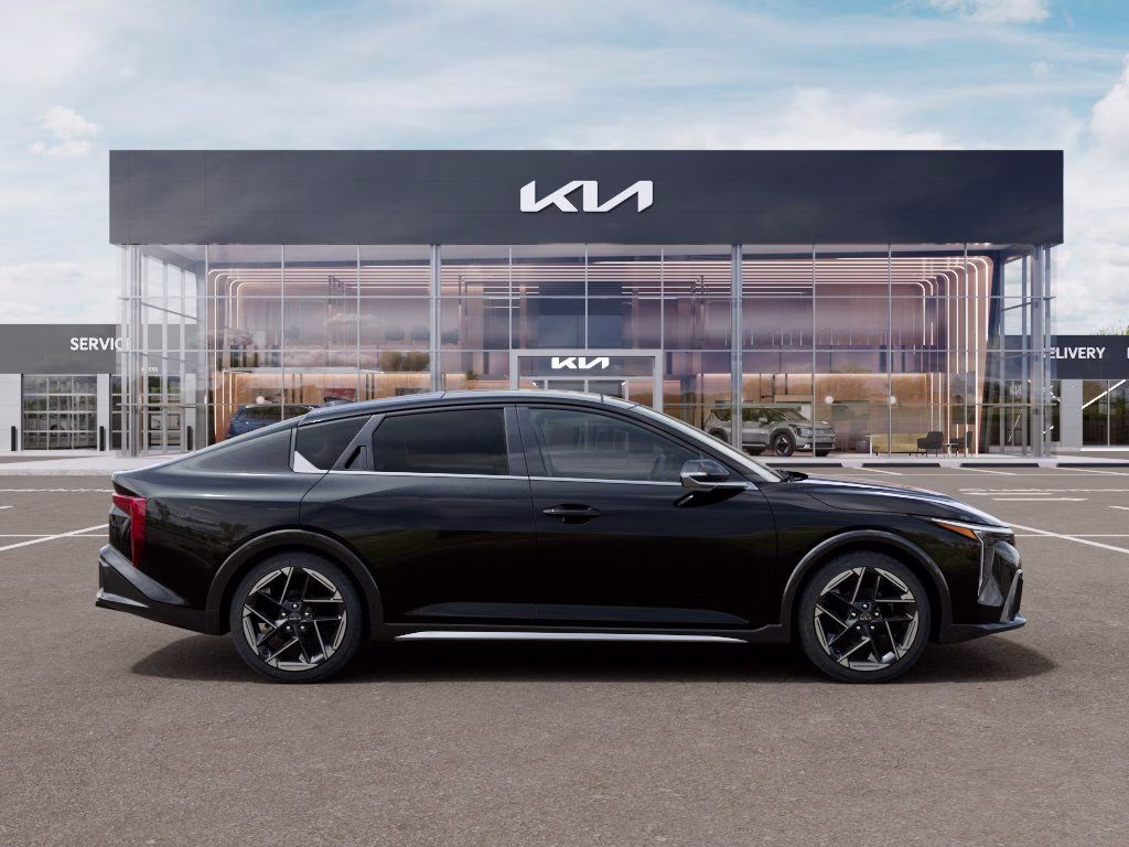 2026 Aurora Black Kia K4 GT-Line FWD Sedan