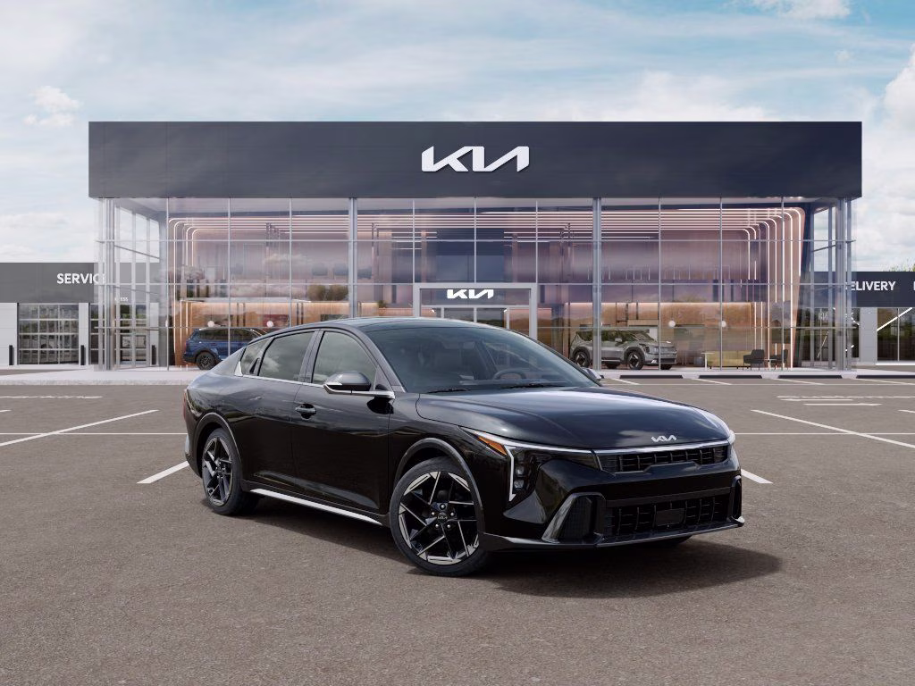 2026 Aurora Black Kia K4 GT-Line FWD Sedan