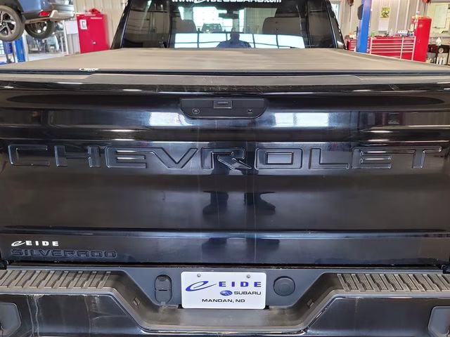 2021 Black Chevrolet Silverado 1500 Custom Trail Boss 4X4 Truck