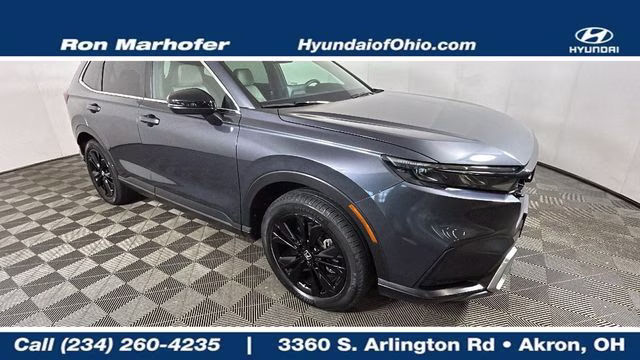 2024 Gray Metallic Honda CR-V Hybrid Sport Touring AWD SUV