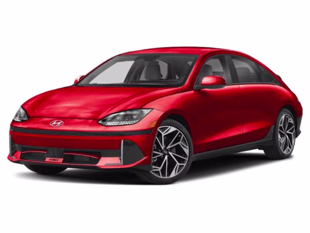 2023 Ultimate Red Hyundai IONIQ 6 SEL AWD Sedan