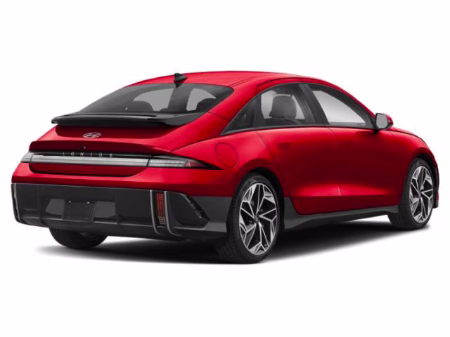 2023 Ultimate Red Hyundai IONIQ 6 SEL AWD Sedan