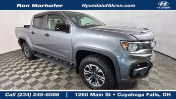 2022 Satin Steel Metallic Chevrolet Colorado Z71 4X4 Truck