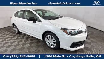 2020 Crystal White Pearl Subaru Impreza Base AWD Hatchback