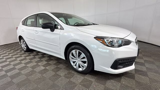 2020 Crystal White Pearl Subaru Impreza Base AWD Hatchback