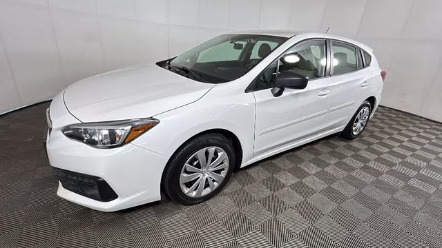 2020 Crystal White Pearl Subaru Impreza Base AWD Hatchback
