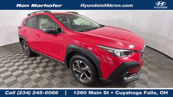 2024 Pure Red Subaru Crosstrek Premium AWD SUV