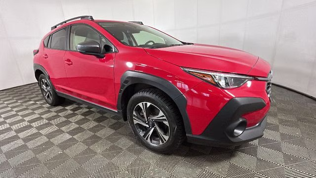 2024 Pure Red Subaru Crosstrek Premium AWD SUV