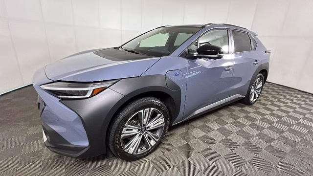 2023 Harbor Mist Gray Pearl Subaru Solterra Limited AWD SUV