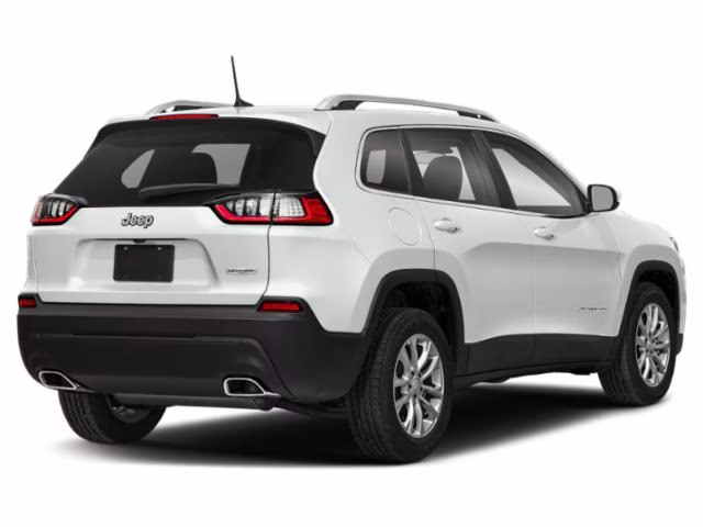 2019 Bright White Clearcoat Jeep Cherokee Latitude Plus 4X4 SUV