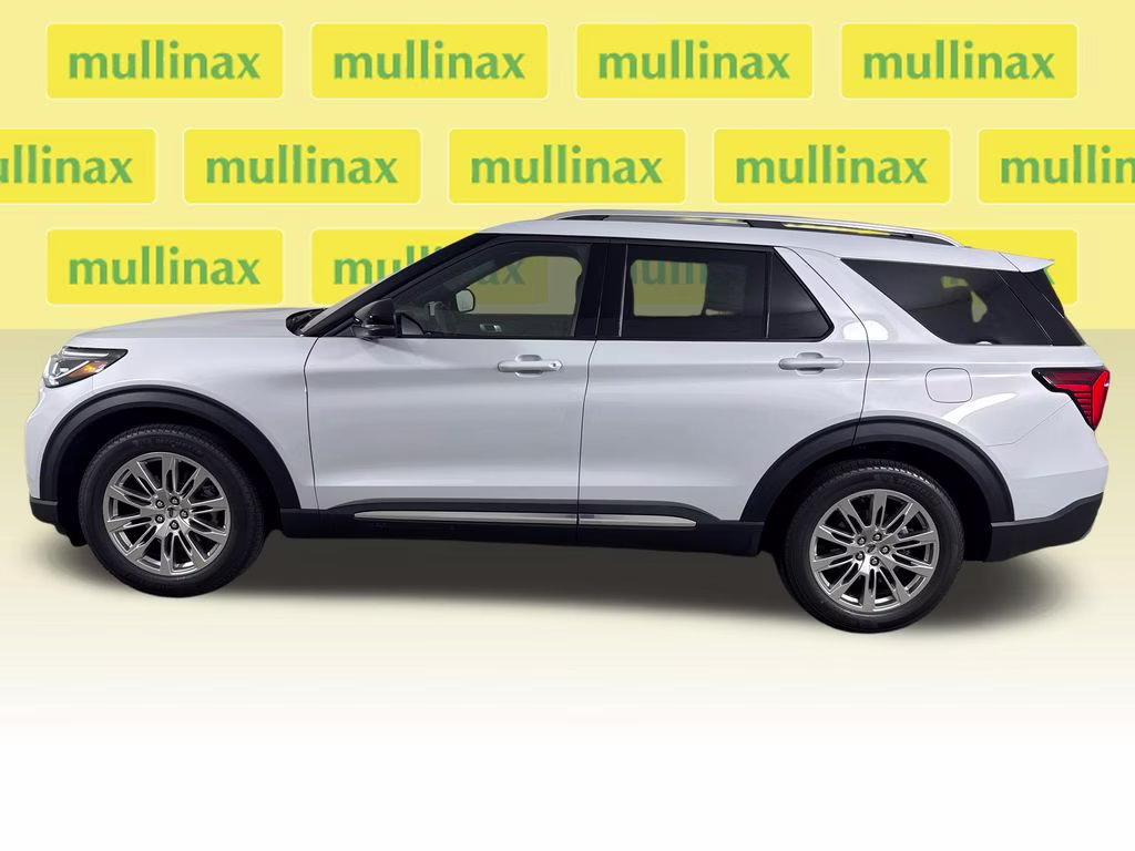 2026 Space White Metallic Ford Explorer Platinum RWD SUV